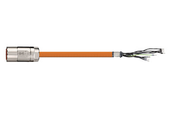 readycable® servocable conforme al tamaño estándar 1,5-motor-4,0 mm² de Stöber, cable base PUR 10 x d