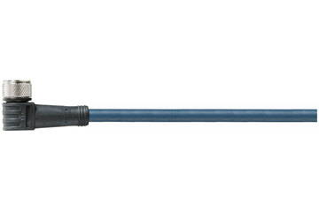 cable chainflex® para sensor/actuador de conexión con conector M8 x 1 acodado, CF.INI CF9