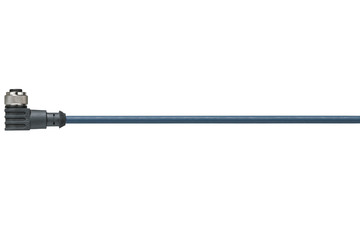 cable chainflex® para sensor/actuador con conexión 360º, apantallado, conector M12 x 1 acodado, CF.INI CF10