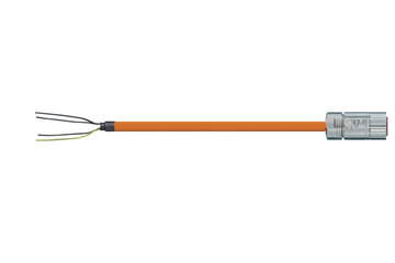 Cable adaptador readycable® conforme con el estándar de Allen Bradley 2090-CPWM4DF-10AFxx, cable básico, PUR 10 x d