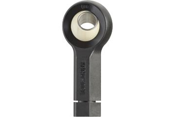 Cabeza articulada, KBLM CL, con bola esférica de acero inoxidable iglidur® W300, mm