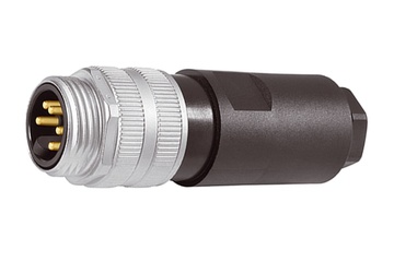 Cable macho Binder 7/8&quot;, 8-10 mm, sin apantallar, con tornillo, IP67, UL, VDE