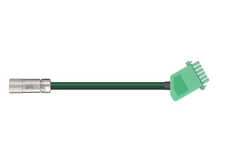 readycable® servocable compatible con Beckhoff ZK4000-2111-xxxx, cable base PVC 7,5 x d