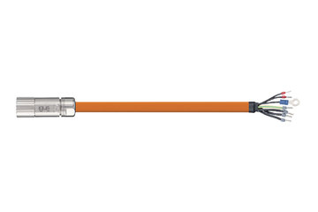 readycable® servocable compatible con Beckhoff ZK4000-2112-xxxx, cable base PUR 7,5 x d