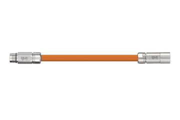 readycable® servocable compatible con Beckhoff ZK4501-0023-xxxx, cable de acoplamiento PUR 7,5 x d