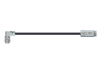 readycable® cable de alimentación compatible con Fanuc LX660-8077-T291, cable base TPE 7,5 x d
