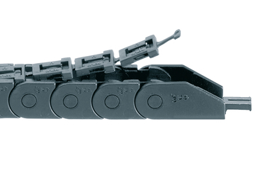 zipper serie 047 cadena portacables con apertura tipo cremallera por el radio exterior