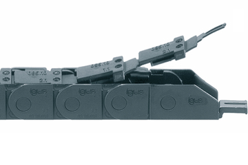 zipper serie R07 tubo portacables con apertura tipo cremallera por el radio exterior