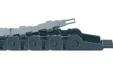 zipper serie R15 tubo portacables con apertura tipo cremallera por el radio exterior