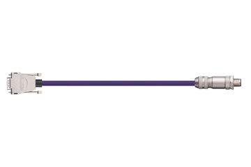 readycable® cable de bus compatible con Festo FBA-CO-SUB-9-M12, cable base PVC 12,5 x d