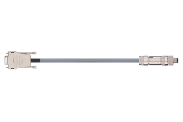 readycable® cable de codificador compatible con Festo KDI-MC-M8-SUB-9xxx, cable base PVC 10 x d