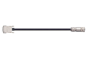 readycable® cable de codificador compatible con Festo NEBM-M12G8-E-xxx-N-S1G15, cable base TPE 6,8 x d