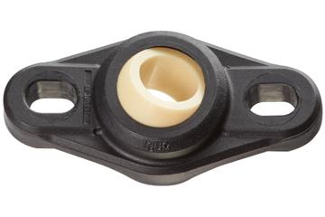 cojinetes articulados con soporte de 2 agujeros de montaje, EFOM, igubal®, bola esférica de iglidur® W300