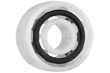Rodamiento radial xiros®, de doble hilera, xirodur B180, bolas de vidrio, jaula de poliamida (PA): para cargas más altas