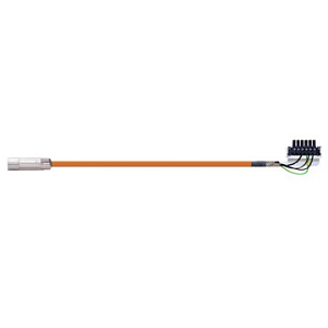 readycable® cable de potencia compatible con Danaher Motion 200458 (15 m), cable base, PVC 15 x d