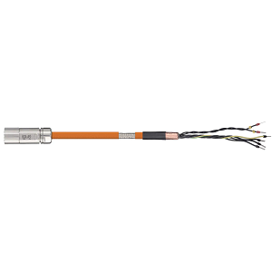 readycable® servocable compatible con NUM AGOFRU018Mxxx, cable base PVC 15 x d