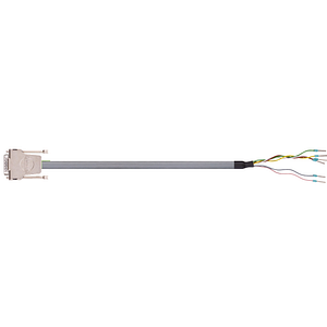 readycable® cable de codificador compatible con Festo NEBM-S1G15-E-xxx-LE6, cable base TPE 6,8 x d