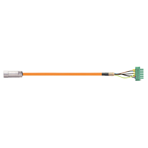 readycable® cable de potencia compatible con Danaher Motion 107473 (5 m), cable base, PVC 15 x d