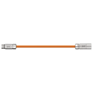 readycable® cable de potencia compatible con NUM AGOFRU019LMxxx (ext.), cable de acoplamiento PVC 15 x d