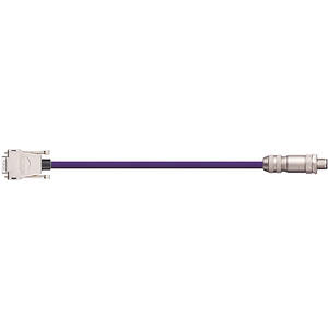 readycable® cable de bus compatible con Festo FBA-CO-SUB-9-M12, cable base TPE 6,8 x d