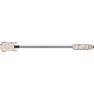 readycable® cable de codificador compatible con Festo KDI-MC-M8-SUB-9xxx, cable base PUR 10 x d