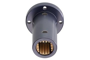 Cojinete lineal drylin® Q con brida redonda, versión tándem