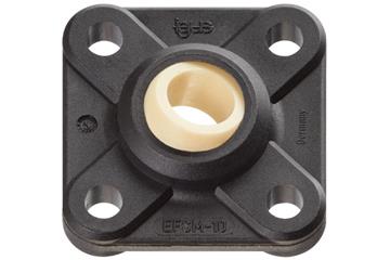 cojinetes articulados con brida de 4 agujeros de montaje, EFSM, igubal®, bola esférica de iglidur® J