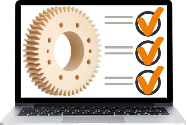 calculador duración engranajes plásticos