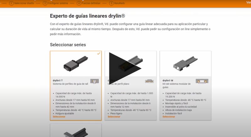 calcular guias lineales online