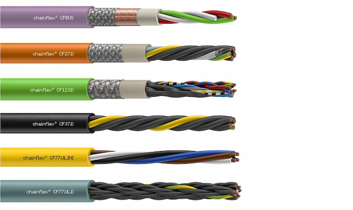 muestra cables flexibles
