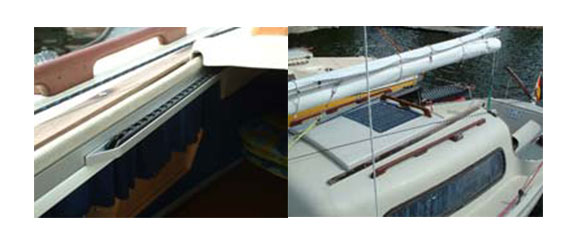 Energía solar del barco