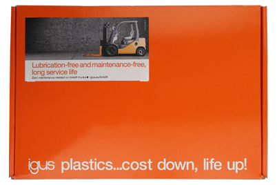 Caja de muestras para vehículos industriales