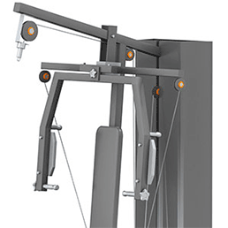 Máquina para hacer ejercicios de aperturas y tracción de espalda