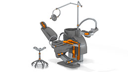 Soluciones plásticas para equipos dentales