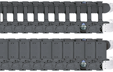 Cadena portacables con ruedas