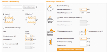 Calculador de vida útil para placas deslizantes