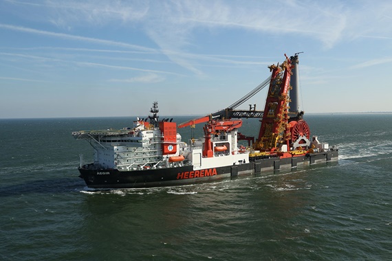 igus® e-chain® in rotation systems on a heavy-duty crane