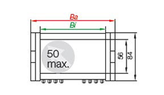 Dibujo de la cadena portacables P4