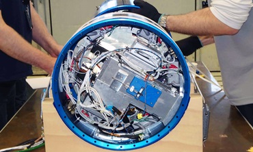 Módulo de eyección espacial del proyecto estudiantil UB-SPACE