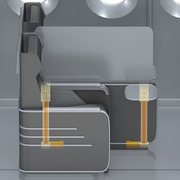 Interior de los aviones: tecnología lineal drylin en mamparas