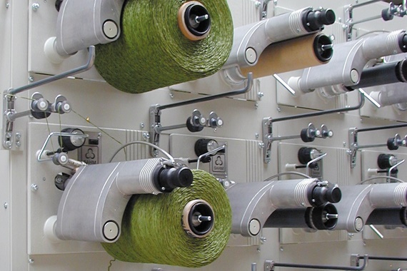 Cojinetes de fricción iglidur en el procesamiento de textiles