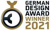 Logo ganador del Premio Alemán de Diseño 2021