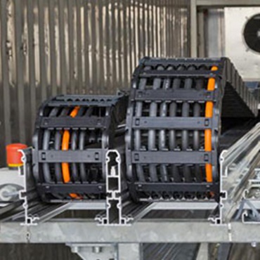 Cables de igus en una prueba de carga