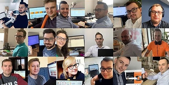 igus employees in the home office