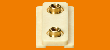 Carro de guiado de perfil plano drylin® T de plástico sólido