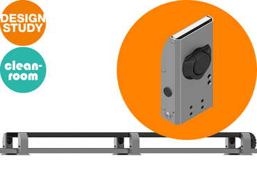 Soporte con ruedas apto para salas blancas