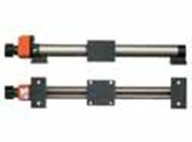 Guía monotubo para movimientos de ajuste fáciles con un husillo en su interior