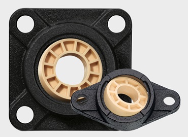 Alojamiento de acero con bola esférica de polímero iglidur J