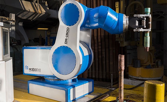 Robot para una plataforma perforadora