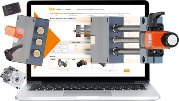 Configure ejes lineales SHT con husillo